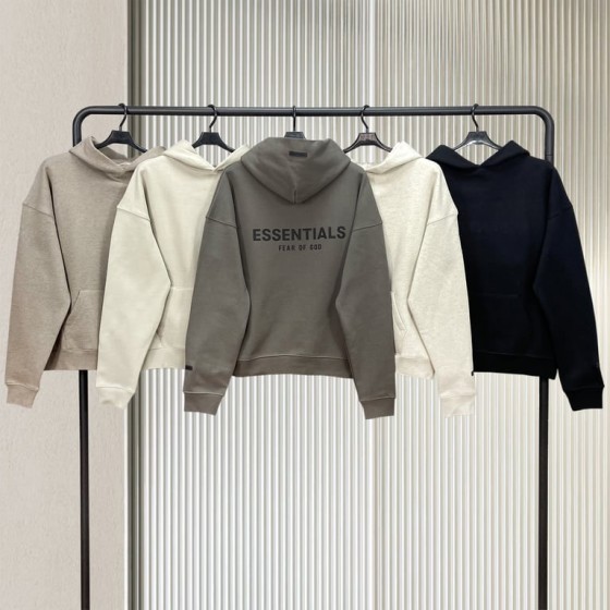Fear of God Essentials Back Logo Pullover Hoodie